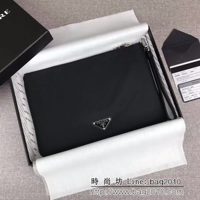 PRADA普拉達 專櫃同步 最新款式 限量版 漫畫印象系列 男士手包 2NH006 DD1248